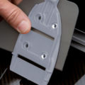 The BasePlate is attached to the foot stretcher with screws and nuts.